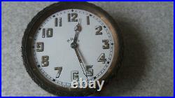 Antique Heavy Brass Goliath Cased Travelling Swiss 8 Day Pocket Watch