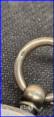 Antique Hessle W. Wainman Pocket Watch Silver Case Key Wind Roman Numeral