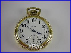 Antique Howard series 0, Rail Road 16s, 23 Jewels pocket watch. Gold filled case