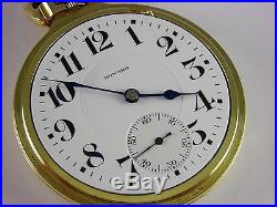 Antique Howard series 0, Rail Road 16s, 23 Jewels pocket watch. Gold filled case