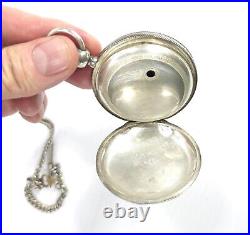 Antique Hunter Case Coin Silver American Pocket Watch Co. Waltham P. S. Bartlett