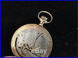 Antique Hunters Case Pocket Watch Waltham Pocket Watch Runs Well Gold Filled