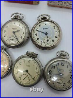 Antique INGERSOLL WATCHES Store Advertising Display Case with Pocket Watches
