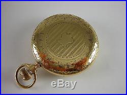 Antique Illinois 16s A. Lincoln 21 jewel Rail Road pocket watch. Beautiful case