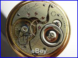 Antique Illinois 16s A. Lincoln 21 jewel Rail Road pocket watch. Beautiful case