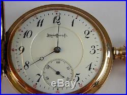 Antique Illinois 16s Gold filled Hunter's case Rail Road pocket watch. Made 1899