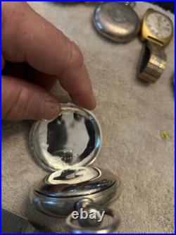 Antique Illinois Coin Silver Hunting Case Pocket Watch
