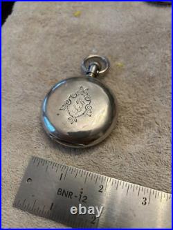 Antique Illinois Coin Silver Hunting Case Pocket Watch