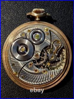 Antique Illinois Pocket Watch 10k Goldfilled Grade 806 Railroad 16s 21j