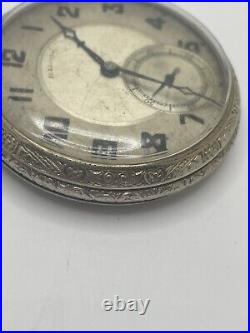 Antique Illinois Pocket Watch Gold Filled Case 1926 12s 17j Works