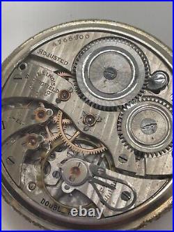 Antique Illinois Pocket Watch Gold Filled Case 1926 12s 17j Works