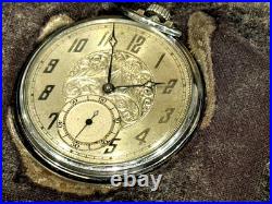 Antique Illinois Springfield Watch Co. Autocraft 17j Pocket Watch 7 Case (ey)