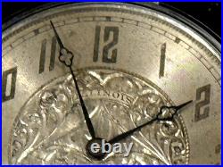 Antique Illinois Springfield Watch Co. Autocraft 17j Pocket Watch 7 Case (ey)