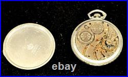 Antique Illinois Springfield Watch Co. Autocraft 17j Pocket Watch 7 Case (ey)
