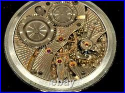 Antique Illinois Springfield Watch Co. Autocraft 17j Pocket Watch 7 Case (ey)