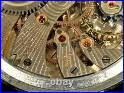 Antique Illinois Springfield Watch Co. Autocraft 17j Pocket Watch 7 Case (ey)