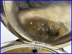 Antique Illinois Sz 18 Grade 2 Pocket Watch Newport Coin Sliver Case 1882