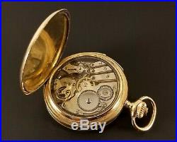 Antique JACK Watch Factory Minute Repeater Pocket Watch 14K Gold Case GEM