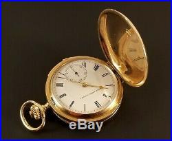 Antique JACK Watch Factory Minute Repeater Pocket Watch 14K Gold Case GEM