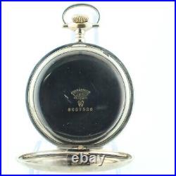 Antique J. Boss Hunter Pocket Watch Case for 16 Size Rare White Gold Filled