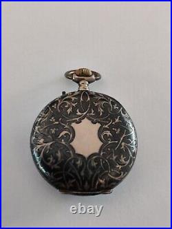Antique Karl Morawetz Silver Pocket Watch Case K. U. K Hof-urchmaher Vienna As IS
