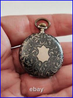 Antique Karl Morawetz Silver Pocket Watch Case K. U. K Hof-urchmaher Vienna As IS
