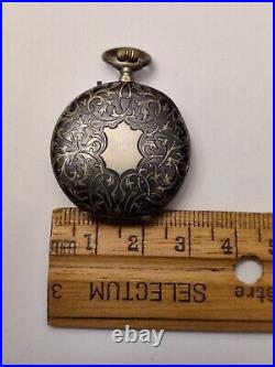 Antique Karl Morawetz Silver Pocket Watch Case K. U. K Hof-urchmaher Vienna As IS