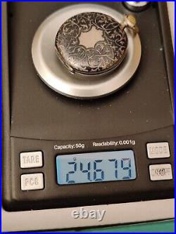 Antique Karl Morawetz Silver Pocket Watch Case K. U. K Hof-urchmaher Vienna As IS