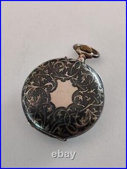 Antique Karl Morawetz Silver Pocket Watch Case K. U. K Hof-urchmaher Vienna As IS