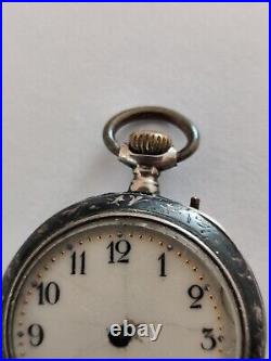 Antique Karl Morawetz Silver Pocket Watch Case K. U. K Hof-urchmaher Vienna As IS