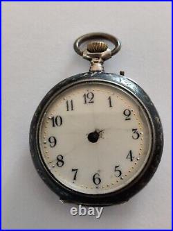 Antique Karl Morawetz Silver Pocket Watch Case K. U. K Hof-urchmaher Vienna As IS