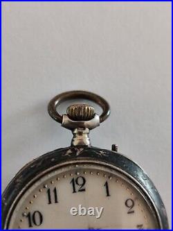 Antique Karl Morawetz Silver Pocket Watch Case K. U. K Hof-urchmaher Vienna As IS