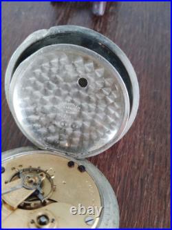 Antique Key Wind Elgin Pocket Watch 693699 Silveroid Case