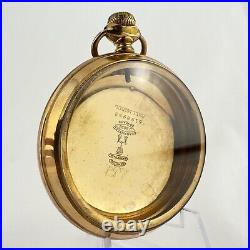 Antique Keystone Ball Model Pocket Watch Case for 18 Size 20 Year Gold Filled