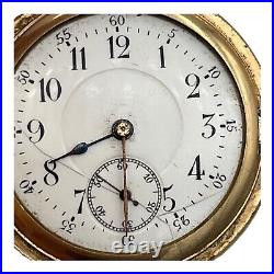 Antique Keystone J Boss 10k Filled Pocket Watch Case Parts Repair 15 Jewel
