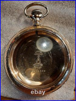 Antique Keystone Pocket Watch Case for 18 Size 25 YEAR 14K GOLD (VIDEO)