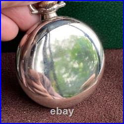 Antique Keystone Silveroid 16S Case Fits Ball Pocket Watch Ball Model