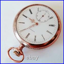Antique LONGINES Swiss/Canadian Pocket Watch 16s 15 Jewels Gold Filled Case