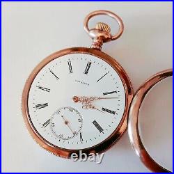 Antique LONGINES Swiss/Canadian Pocket Watch 16s 15 Jewels Gold Filled Case