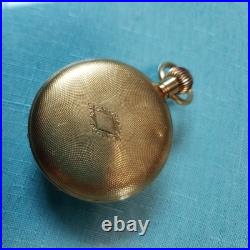 Antique Lawrence Gold Plated Half Hunter Cased Pocket Watch