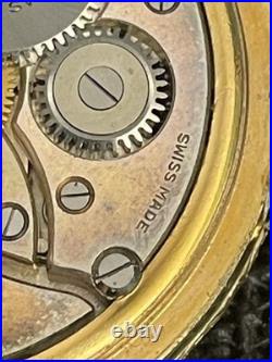 Antique Le Roy Pocket Watch 15j Derby Rolled Gold Plate Ornate Case Runs