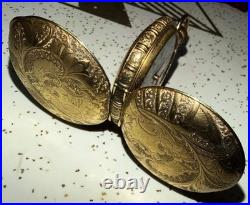 Antique N. H. W. Co Special Pocket Watch 17 Jewel Swiss Mvmt Hunter Case Train Dial