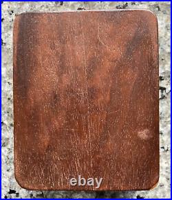 Antique Napoleon III 3rd Era French Pocket Watch Case Coffin-Mahogany Burl-RARE