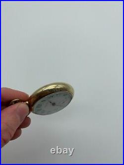Antique New Era Keystone 1880's Pocket Watch sub dial gold vintage case hunter 1