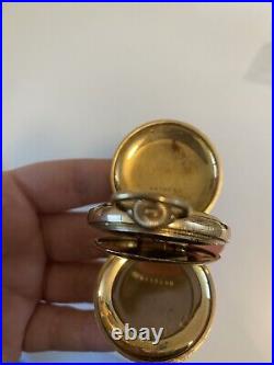 Antique New york standard Pocket Watch Philadelphia Watch Case. Hunting Women