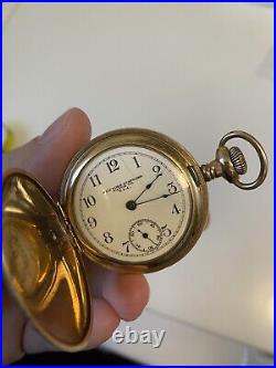 Antique New york standard Pocket Watch Philadelphia Watch Case. Hunting Women