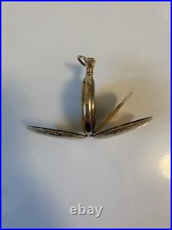 Antique New york standard Pocket Watch Philadelphia Watch Case. Hunting Women