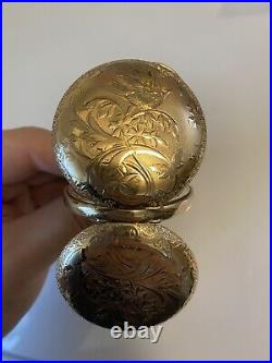 Antique New york standard Pocket Watch Philadelphia Watch Case. Hunting Women