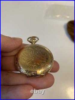Antique New york standard Pocket Watch Philadelphia Watch Case. Hunting Women