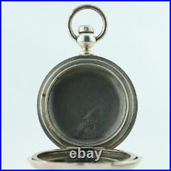 Antique Newport Hunter Pocket Watch Case for 18 Size Key Wind Coin Silver